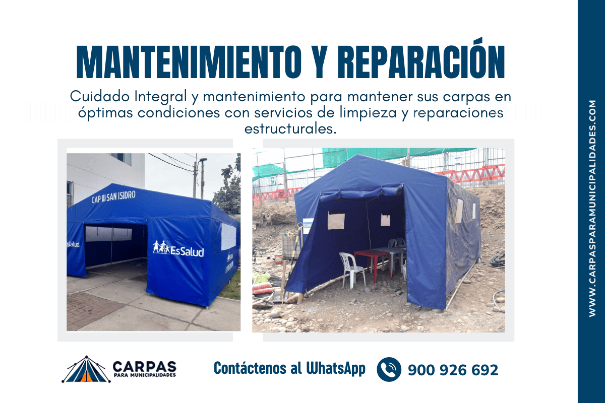 Mantenimiento y Reparación de Carpas y Toldos